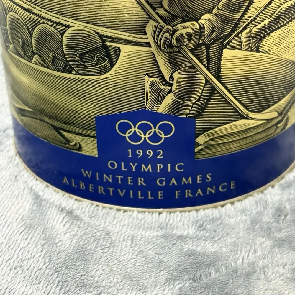 1992 Olympic Winter Games Uncle Ben’s Rice Tin Vintage